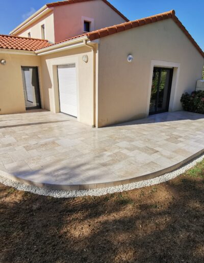 carrelage terrasse après